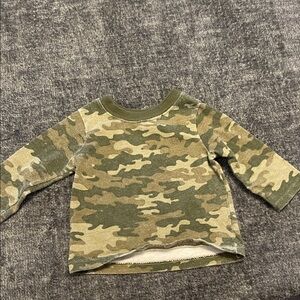 Garanimals Green Camouflage Long Sleeve Tee